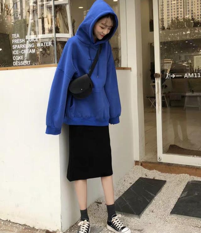 寬松衛衣 半身裙