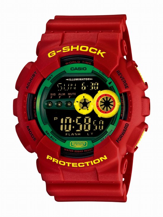 G-SHOCK推出全新系列表款Rastafarian Pack，極具牙買加民族風(fēng)格特色
