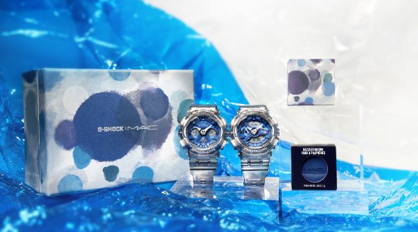 G-SHOCK冰藍精靈系列攜手MAC跨界掀動春潮新勢力