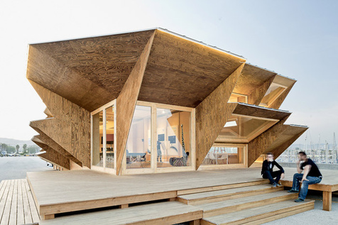 The Endesa Pavillion，2011年巴塞羅那智能城市大會中的控制室， 這個房子不用電
